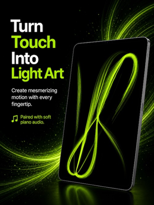 Particles Pro — Turn touch into light art